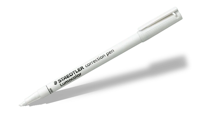 2pk Correction 319 30848 Staedtler Lumocolor Correction Pen (asn)