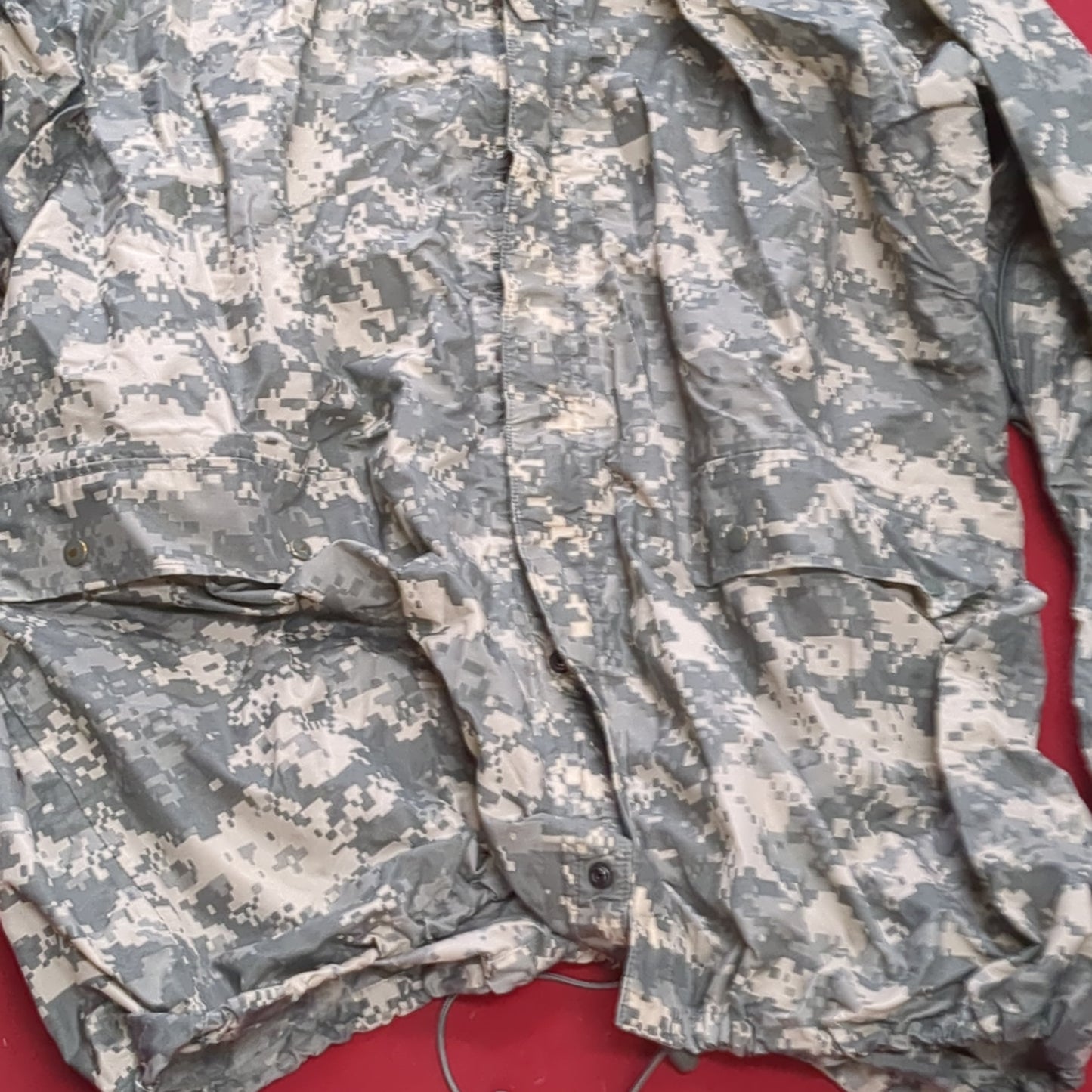 US Army Large Improved Wet Weather Top Parka 8415-01-527-4616 Used (fb16-ALP20)