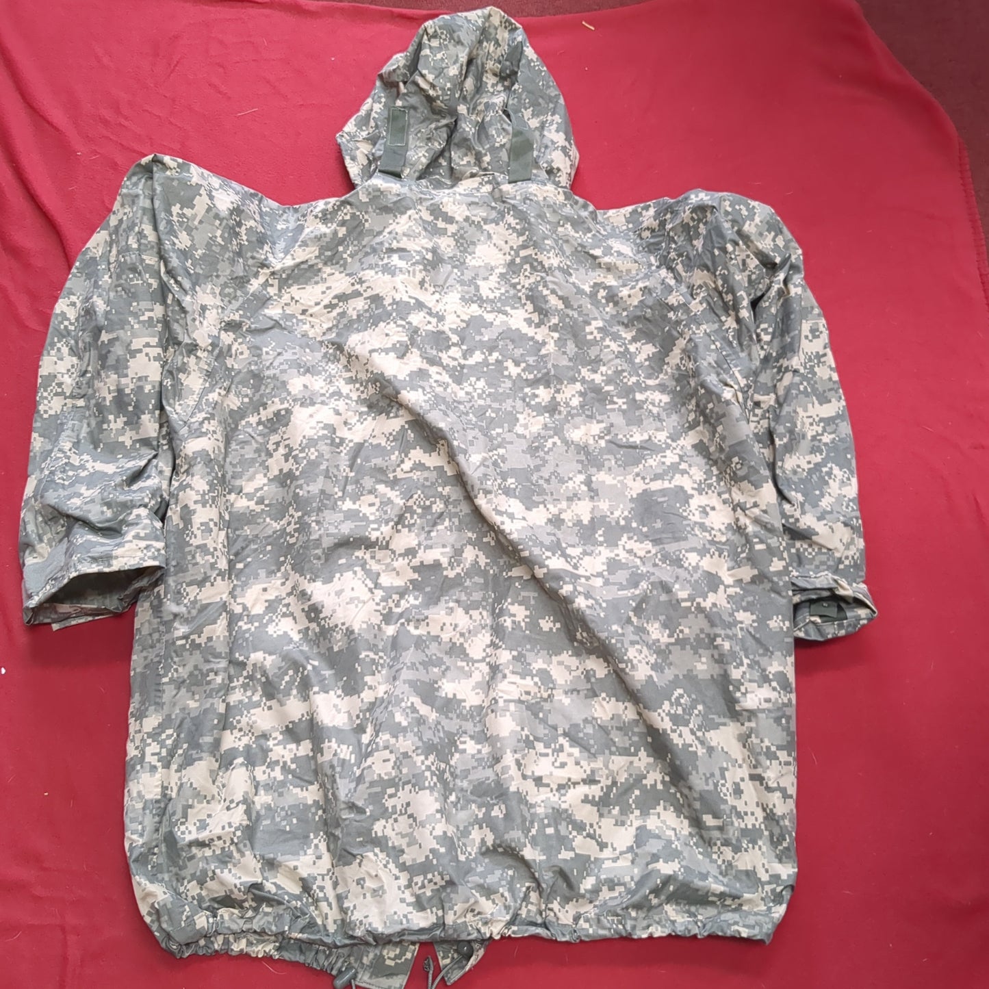 US Army Large Improved Wet Weather Top Parka 8415-01-527-4616 Used (fb16-ALP20)