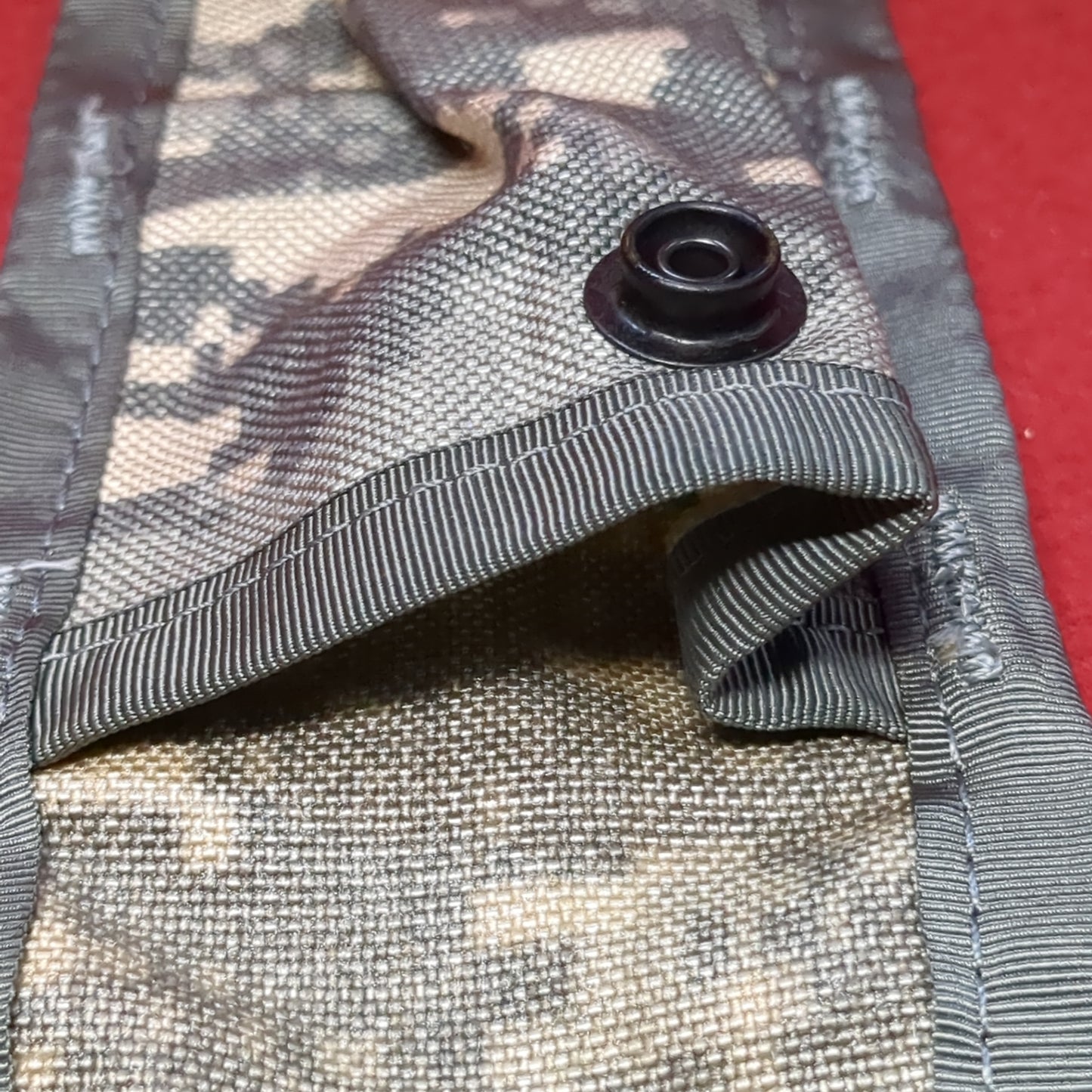 LOT of 2 US Army Single Hold 9mm Magazine Pouch UCP ACU Molle II Good Condition (fb12-APR389)