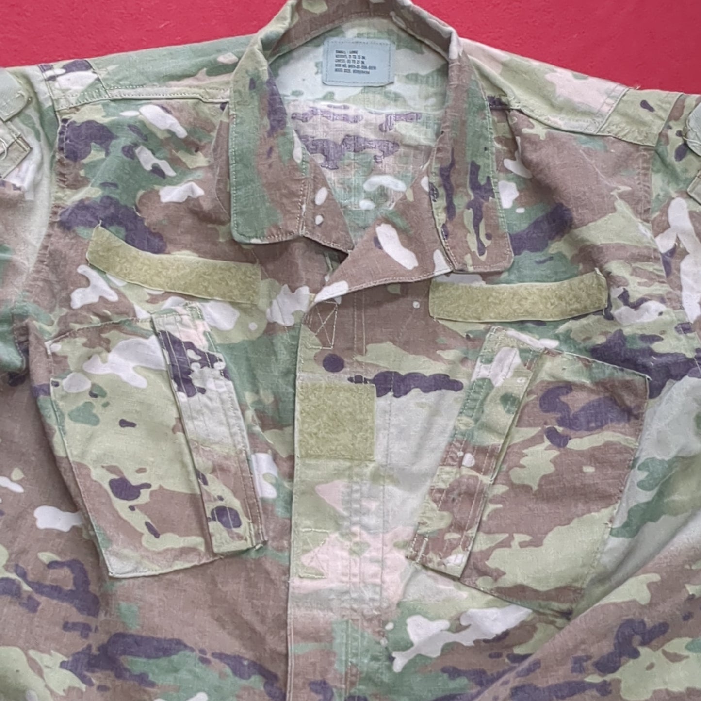 US Army Small Long Multicam Flame Resistant Frac Uniform Top Shirt Used (fc06-APR461)