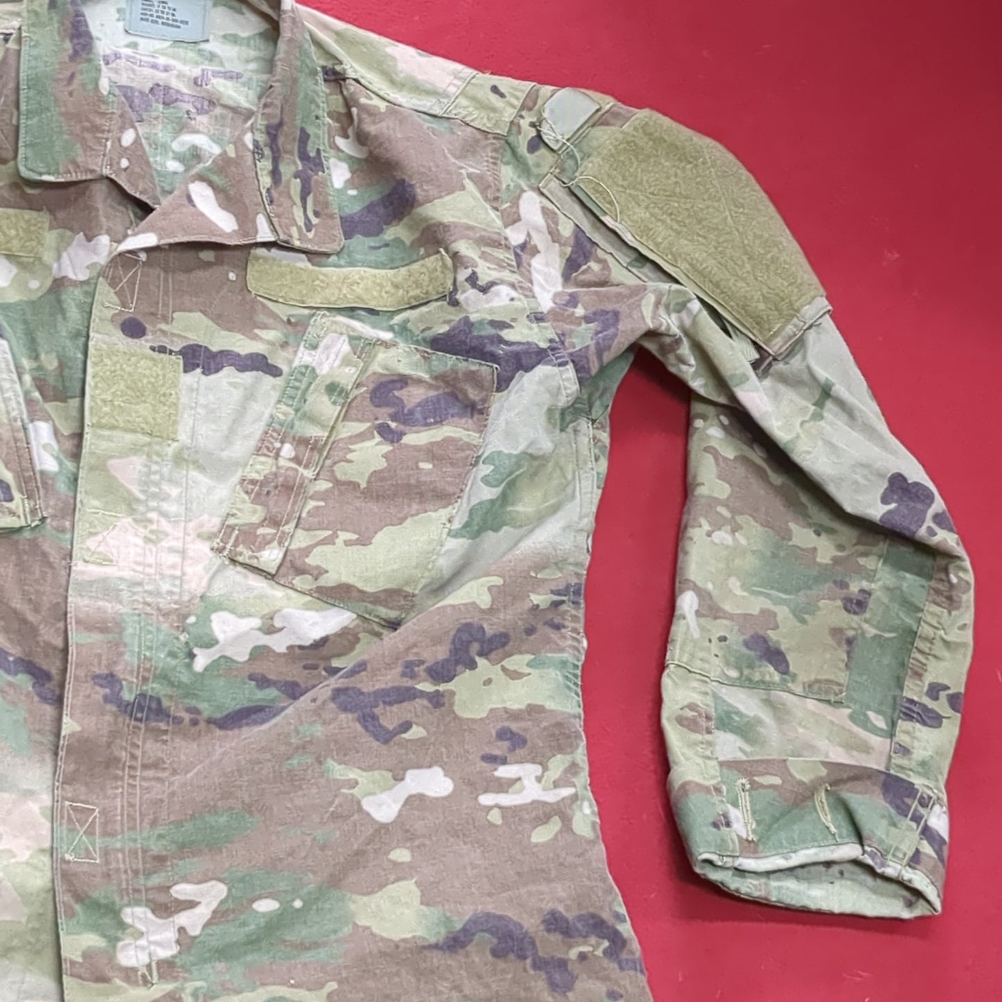 US Army Small Long Multicam Flame Resistant Frac Uniform Top Shirt Used (fc06-APR461)