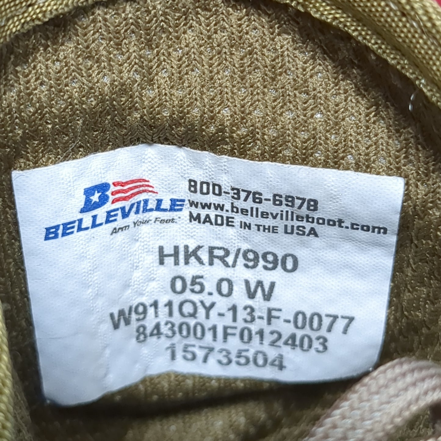 USGI 5.0W Deployment Combat Hiker Boots Belleville (cb01-MAY25)