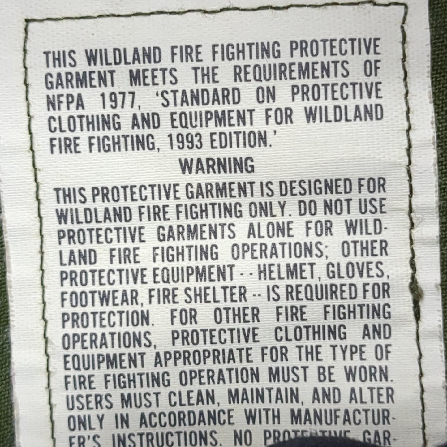 Vintage Aramid Fire Resistant Pants Fire Fighter 36x30 Trousers (aa10-MAY32)