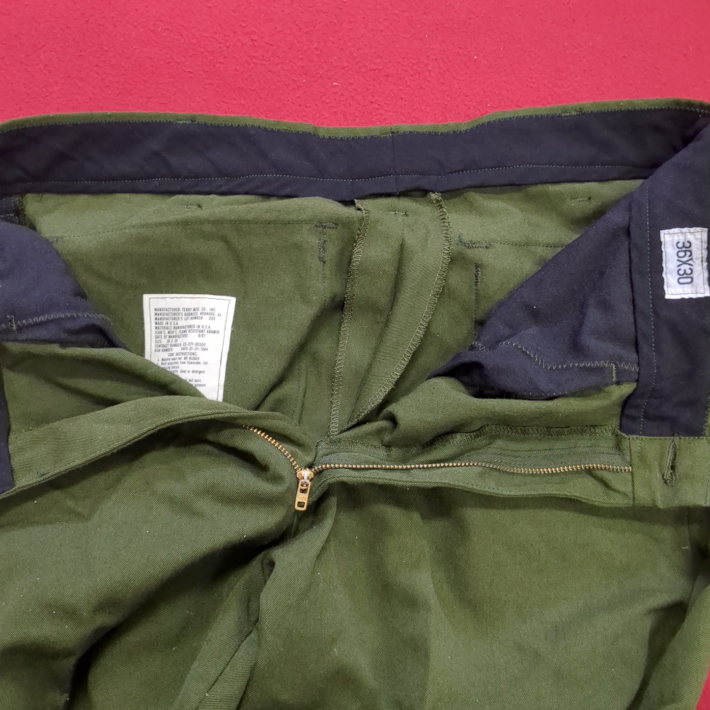 Vintage Aramid Fire Resistant Pants Fire Fighter 36x30 Trousers (aa10-MAY32)