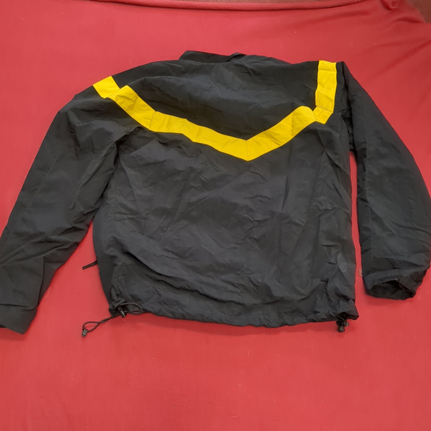 SET of APFU Medium Long Jacket Pants Black Gold Cold Weather Good Condition PT (fb07-MAY33)