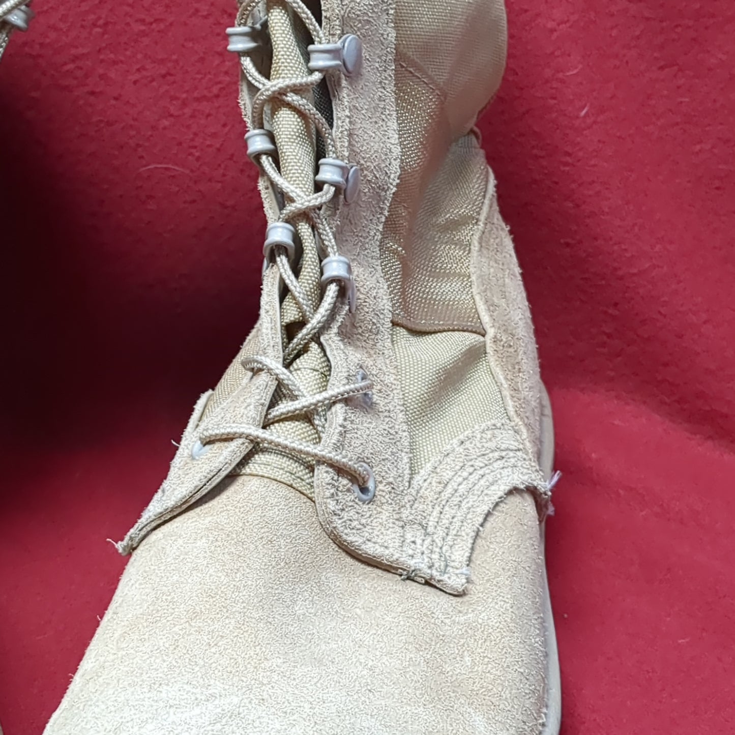US Army 10 R McRae Hot Weather Combat Boots Coyote 499 Tan (10g 12n- db13-MAY93)