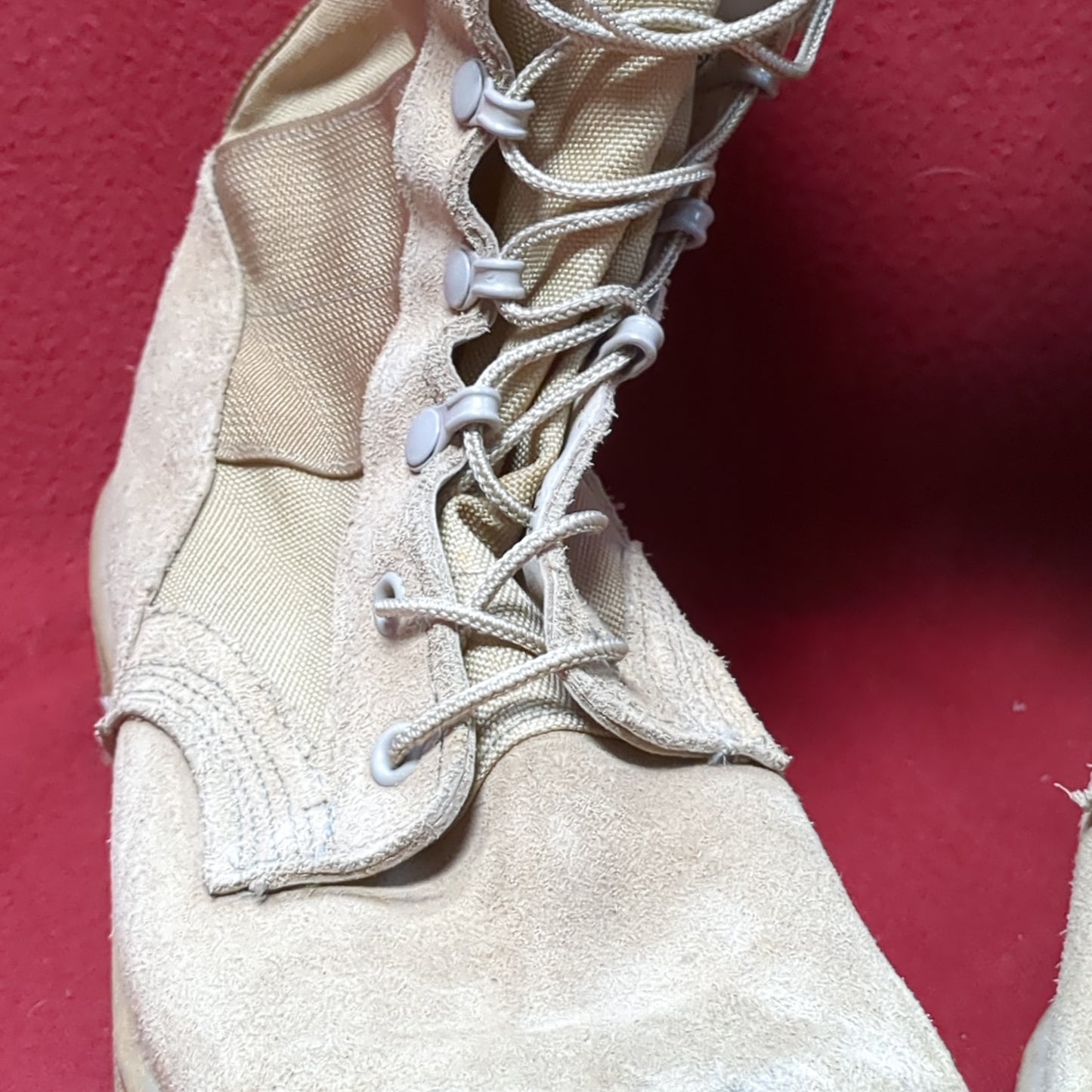 US Army 10 R McRae Hot Weather Combat Boots Coyote 499 Tan (10g 12n- db13-MAY93)