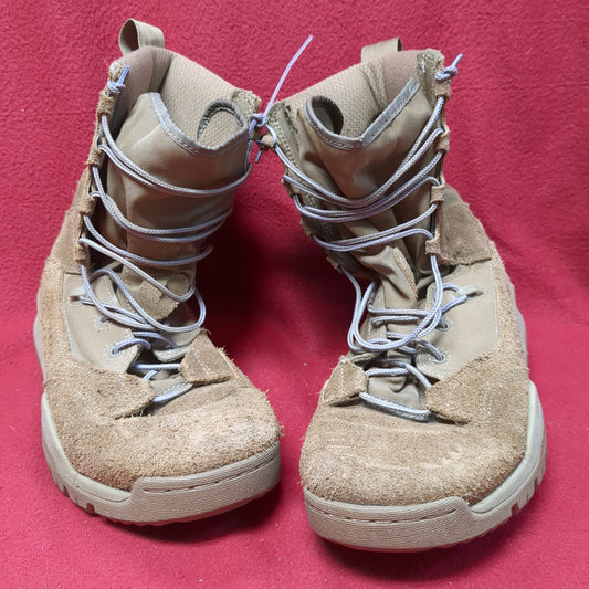 US Army Hot Weather Nike Combat Boots Desert Sand Size 7 (BA10-MAY100)