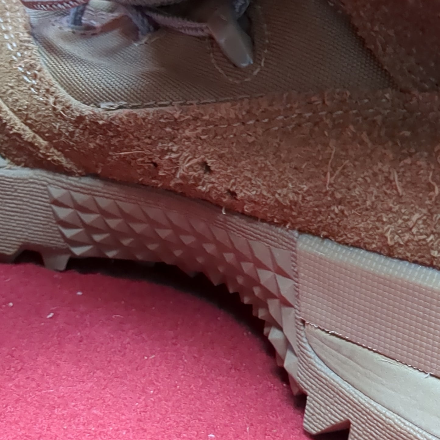US Army Hot Weather Nike Combat Boots Desert Sand Size 7 (BA10-MAY100)