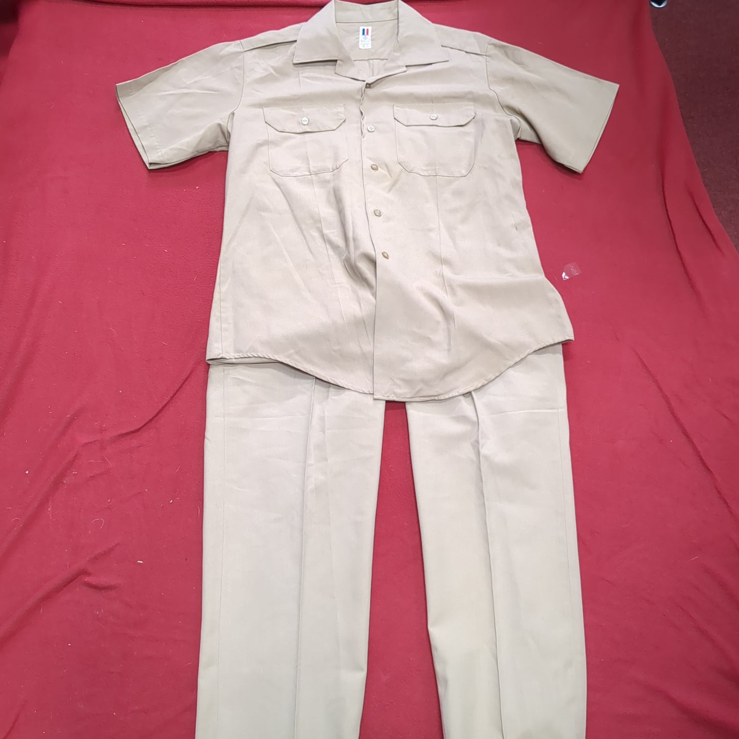 US Army Flying Cross Khaki Short Sleeve Enlisted Shirt and Creighton Pants (aa15-MAY129)