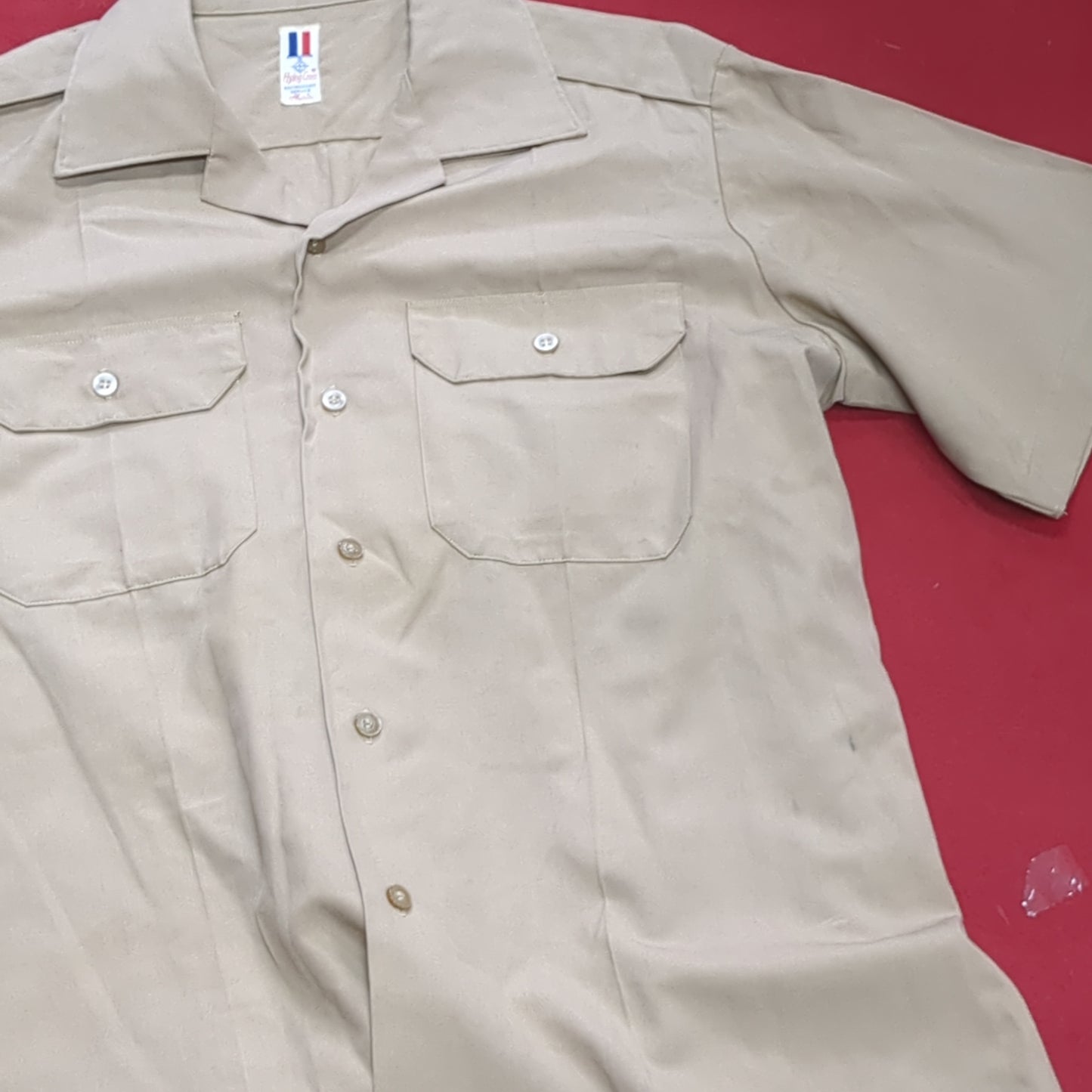 US Army Flying Cross Khaki Short Sleeve Enlisted Shirt and Creighton Pants (aa15-MAY129)