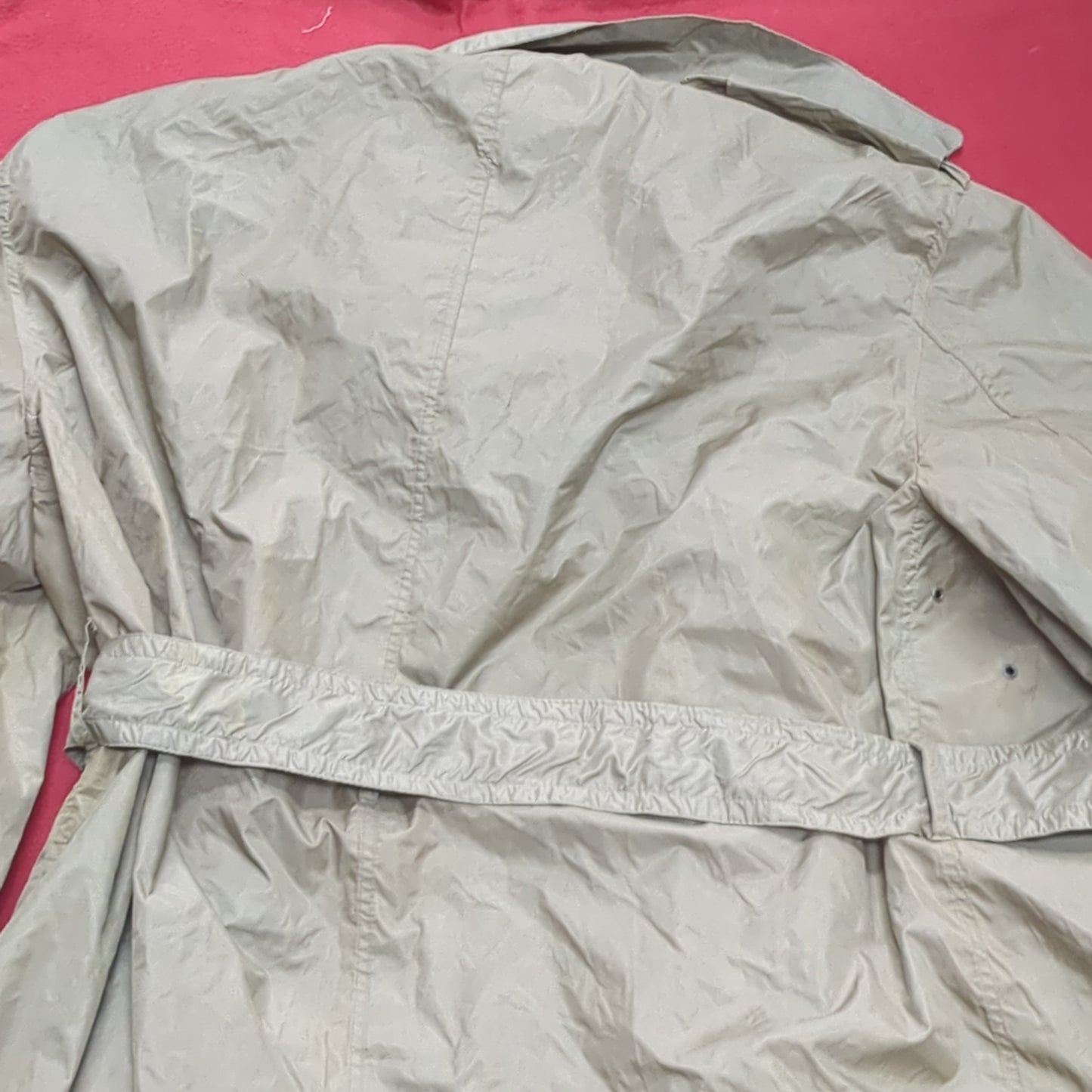 Vintage 1958 40S Taupe 179 Raincoat, Man's Lightweight (a14 db09-j)