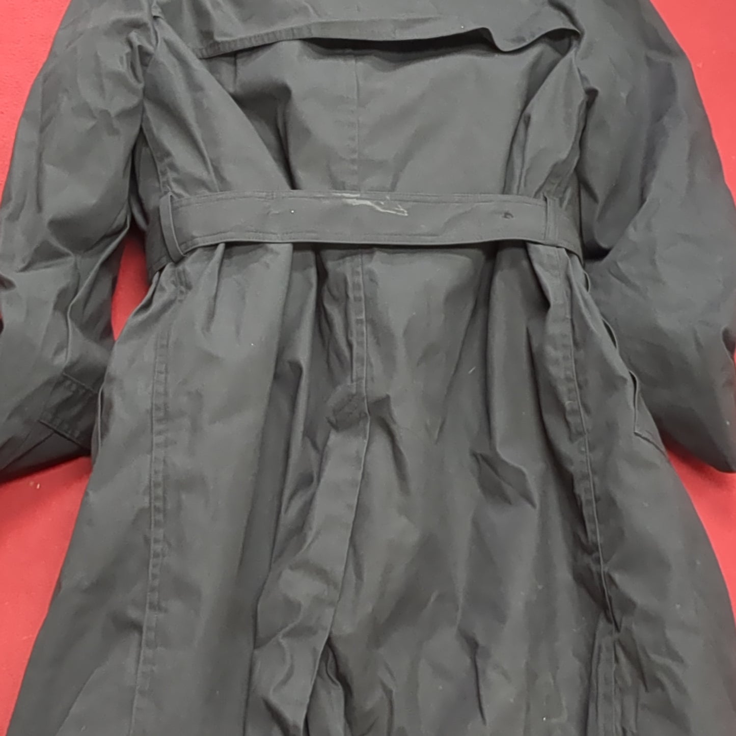 US Army DCSP ASU 10R Black All-Weather Overcoat Dress Uniform (BB06-MAY222)