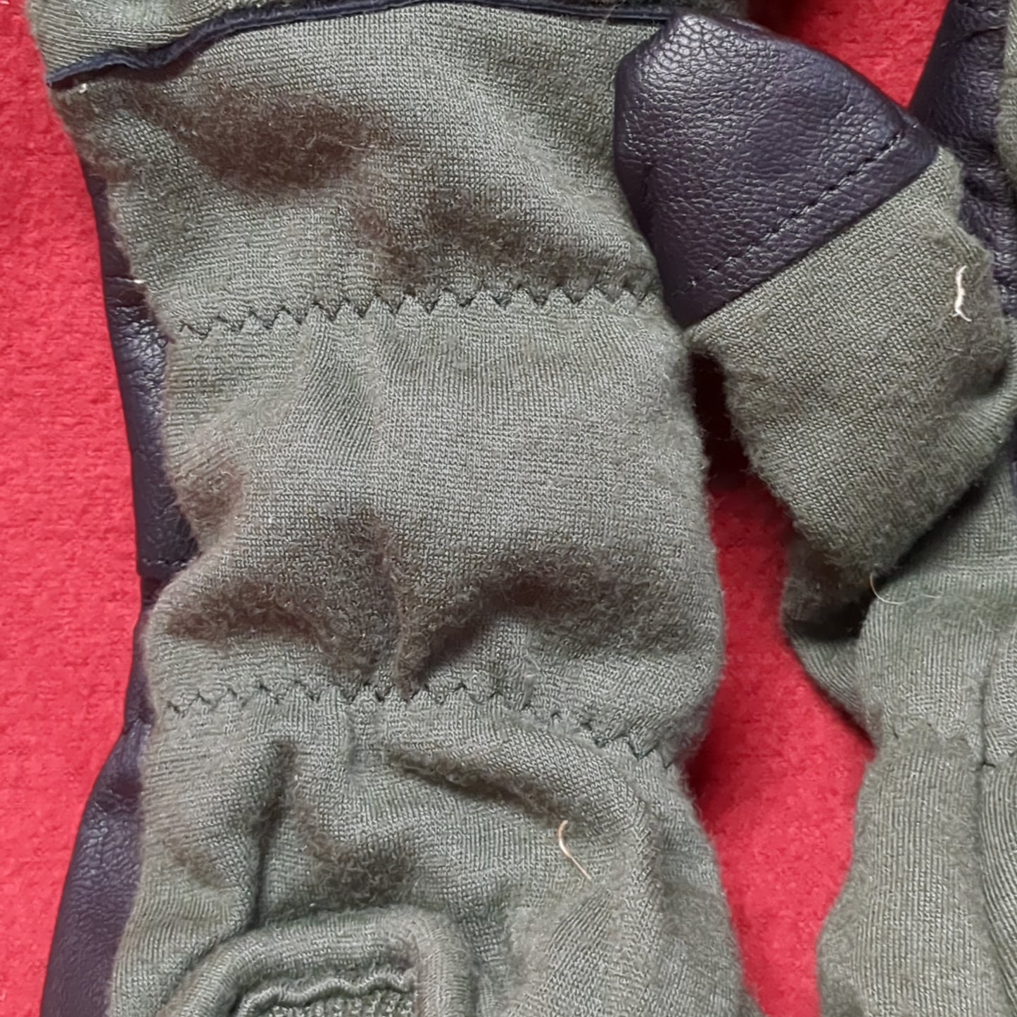 US Army Men's Size (10) HAU-15/P Flyer's Intermediate Cold Weather Gloves (cb04-MAY244)