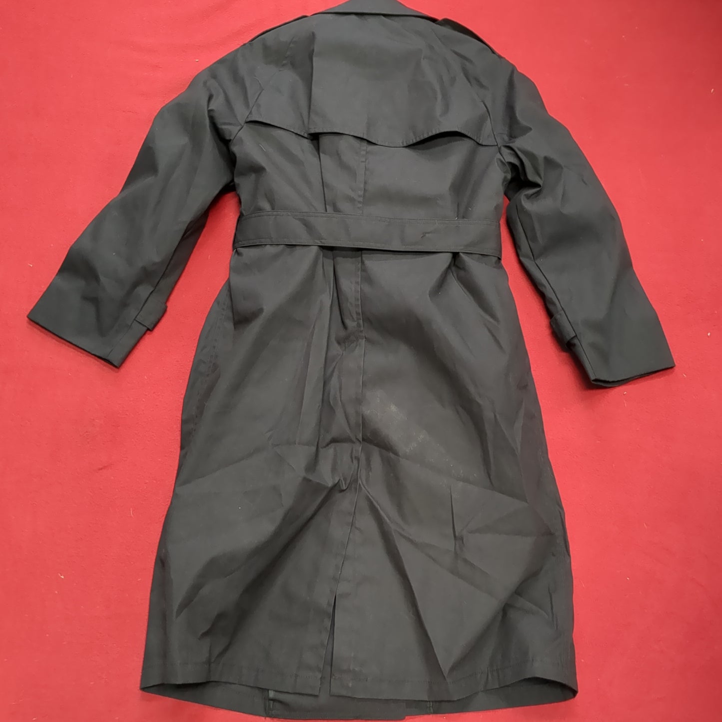 NWT US Army 10S Black All-Weather Overcoat Dress Uniform (BB06-MAY308)