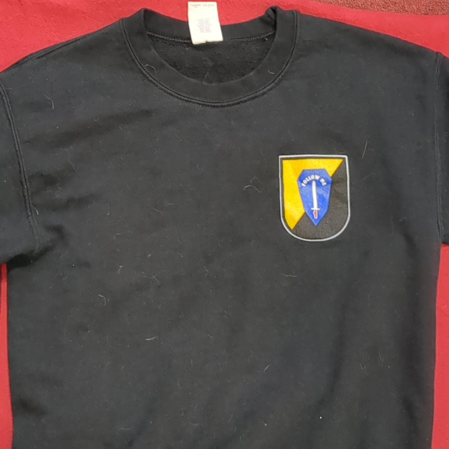 US Army Small Infantry "Follow Me" Sweat Shirt/Pants set Cold Weather Excellent Condition (fb13-MAY334)
