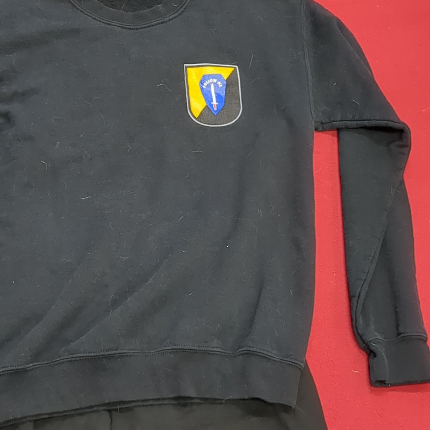 US Army Small Infantry "Follow Me" Sweat Shirt/Pants set Cold Weather Excellent Condition (fb13-MAY334)