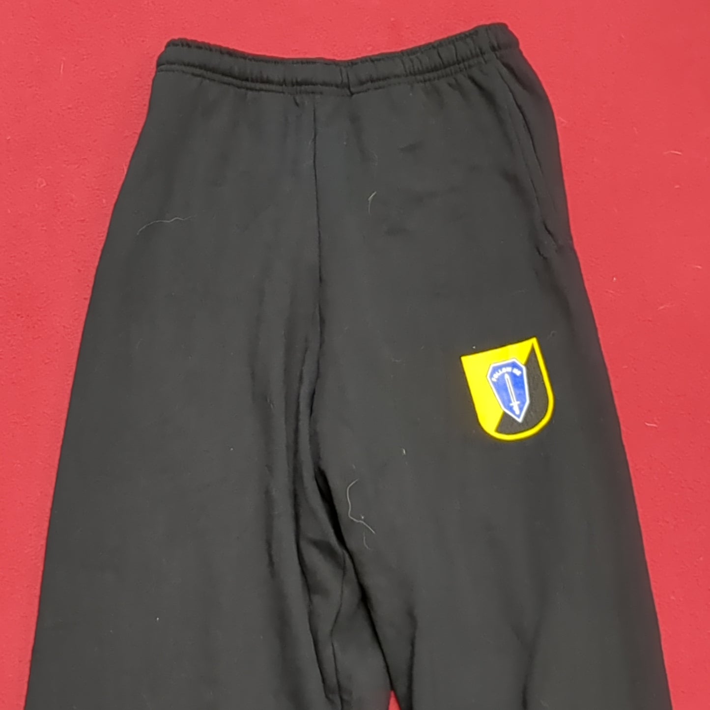 US Army Small Infantry "Follow Me" Sweat Shirt/Pants set Cold Weather Excellent Condition (fb13-MAY334)