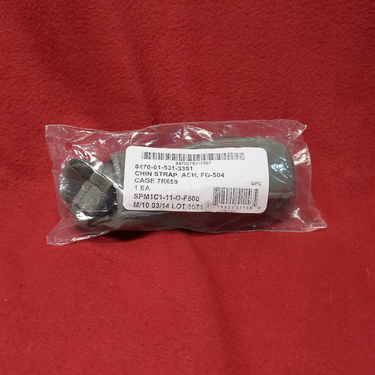 NOS US Army Complete ACH Chin Strap Retention w Hardware (25o- da03-MAY370)