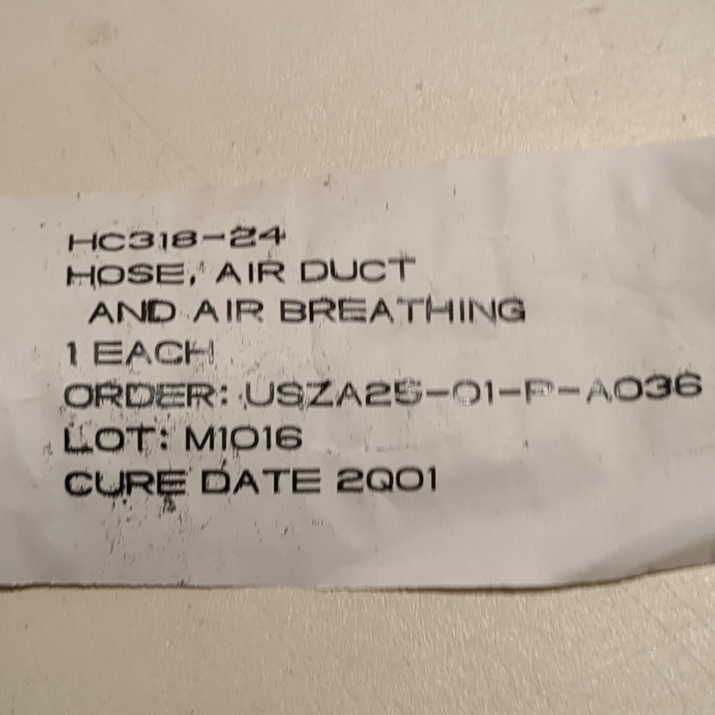 US Army M1016 Air Breathing Duct Hose HC318-24 (03S CBRN3 ac06-21)