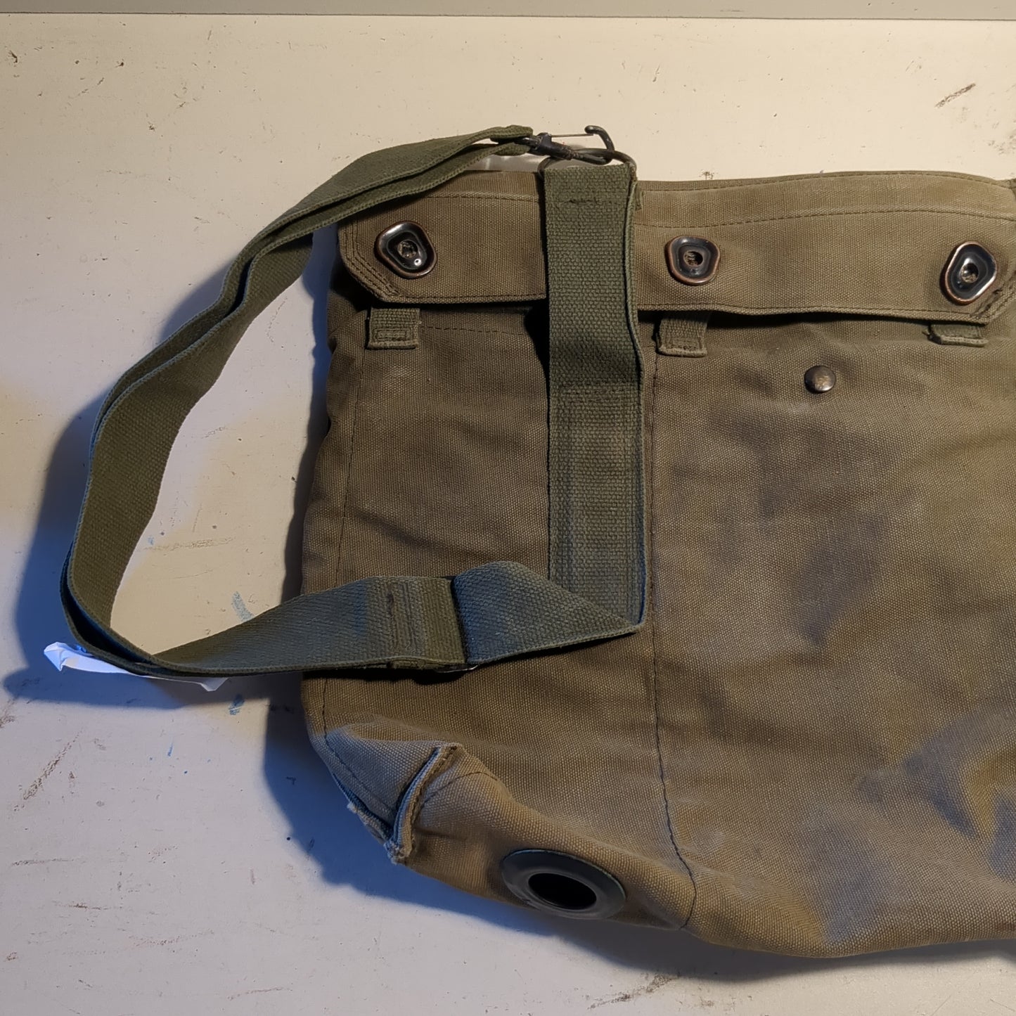 VINTAGE US Army M24 Mask Chemical Biological Aircraft Carrying Case Bag (25g cbrn4 ac03-g135)