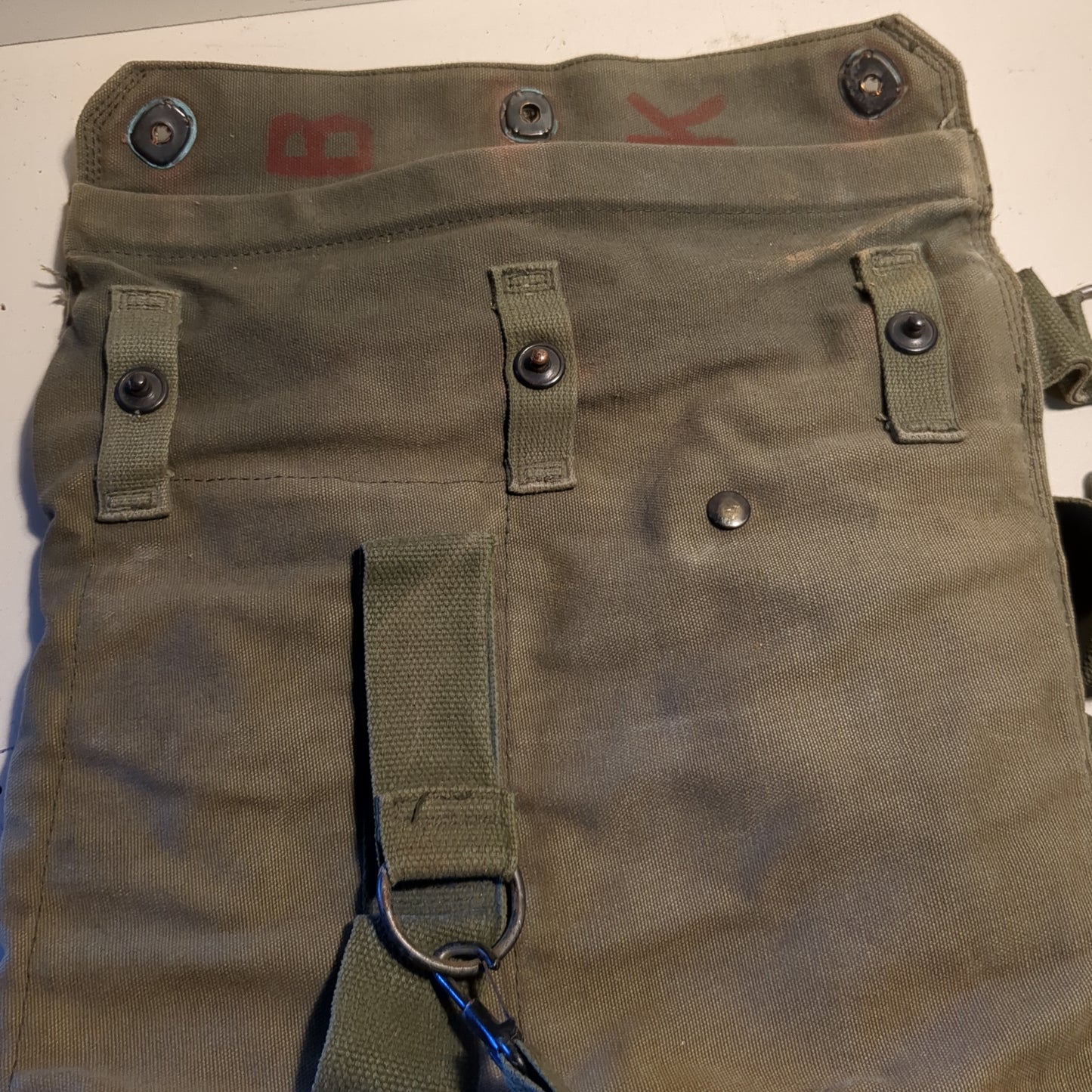 VINTAGE US Army M24 Mask Chemical Biological Aircraft Carrying Case Bag (25g cbrn4 ac03-g135)