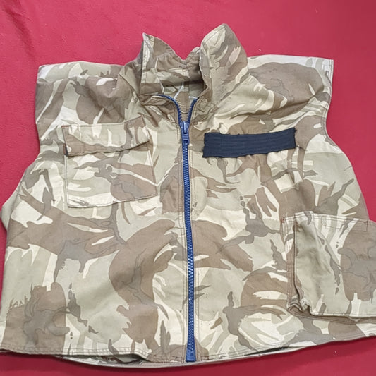 Custom Large/X-Large British Desert Camo Tiger Stripe Vest (31CR- ca6-MAY394)