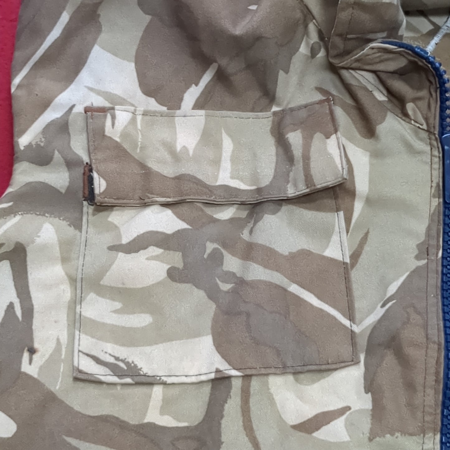 Custom Large/X-Large British Desert Camo Tiger Stripe Vest (31CR- ca6-MAY394)