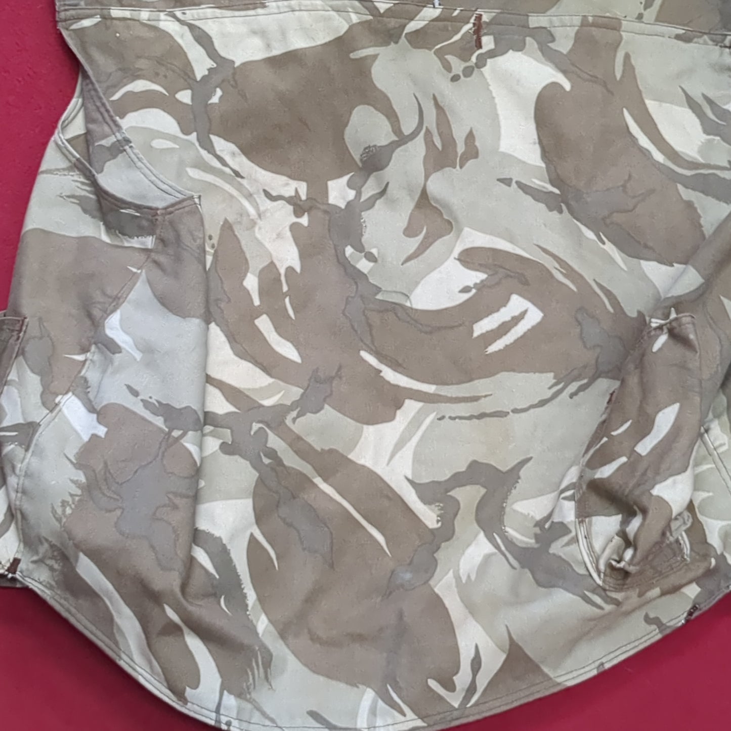 Custom Large/X-Large British Desert Camo Tiger Stripe Vest (31CR- ca6-MAY394)