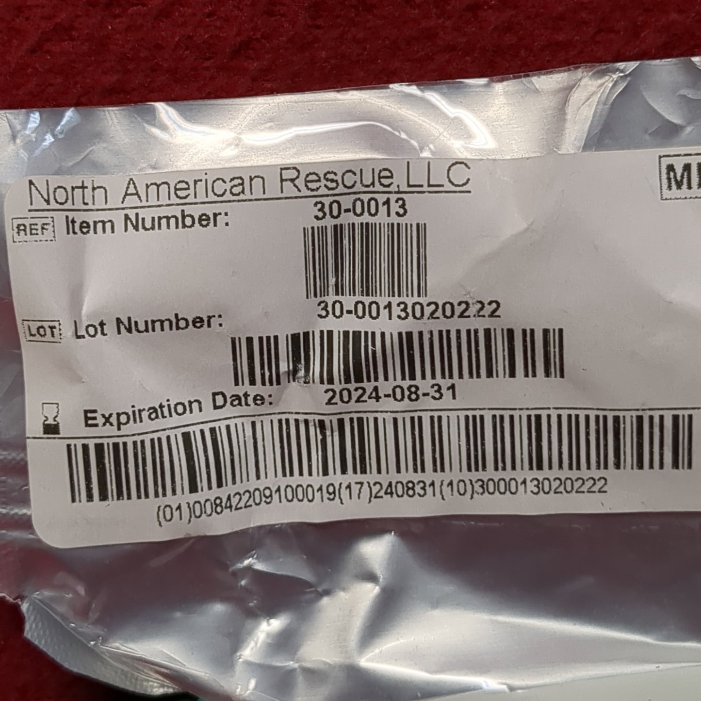 Unopened - NORTH AMERICAN RESCUE NAR Saline Lock Kit (IFAK ac07-JUN16)