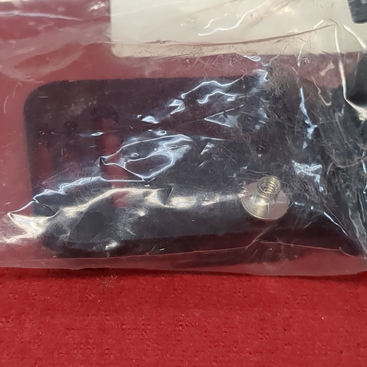 NOS US Army Black Bracket Lever NVG Helmet Base Plate w Screw (BAR ac04-JUN18)