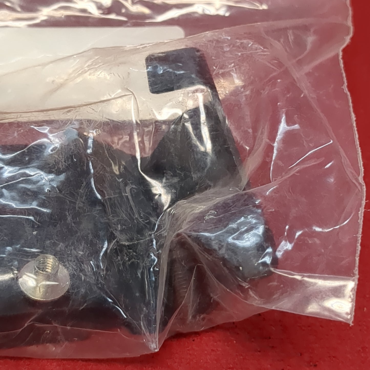 NOS US Army Black Bracket Lever NVG Helmet Base Plate w Screw (BAR ac04-JUN18)