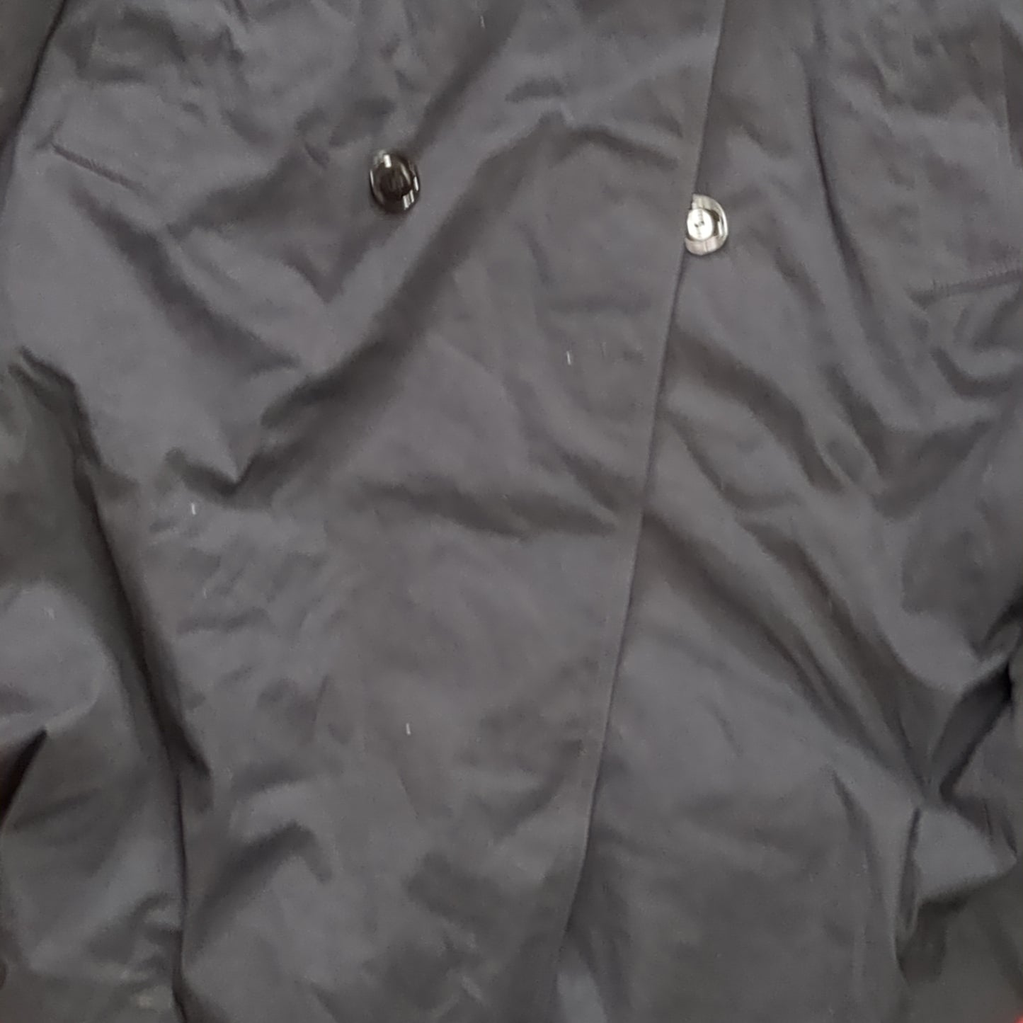 US Army 38 Regular Black All-Weather Overcoat Dress Uniform Good Condition (BA07-JUN82)