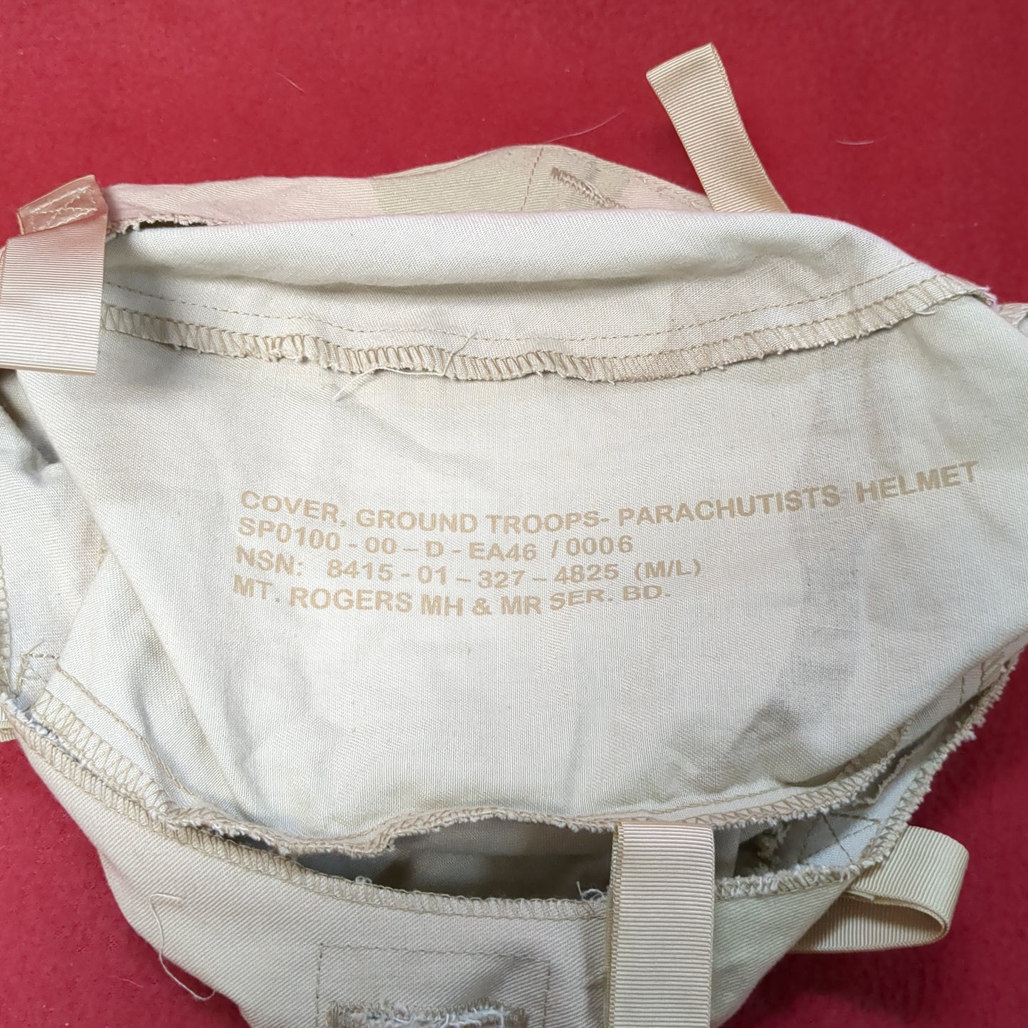 US Army DCU Parachutist Ground Pattern Helmet Cover (12cc- cb9-JUN136)
