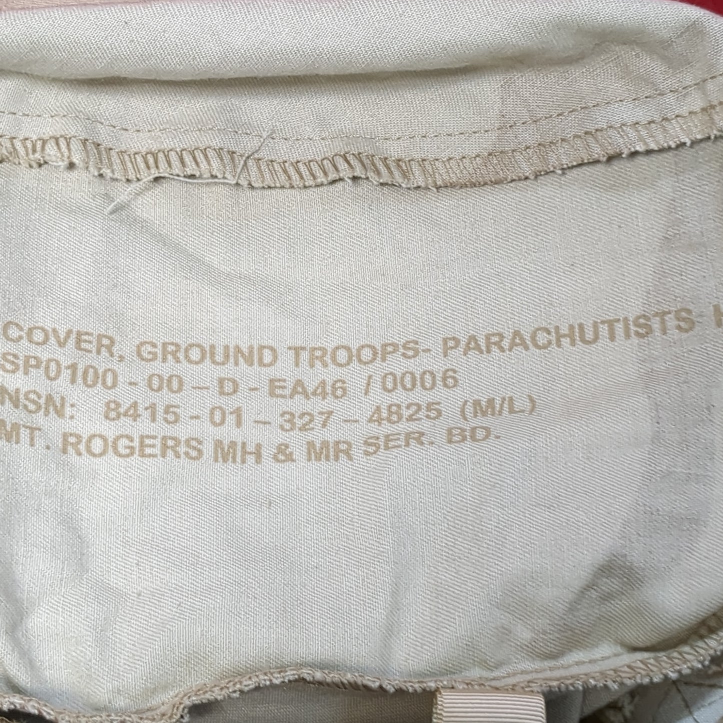 US Army DCU Parachutist Ground Pattern Helmet Cover (12cc- cb9-JUN136)