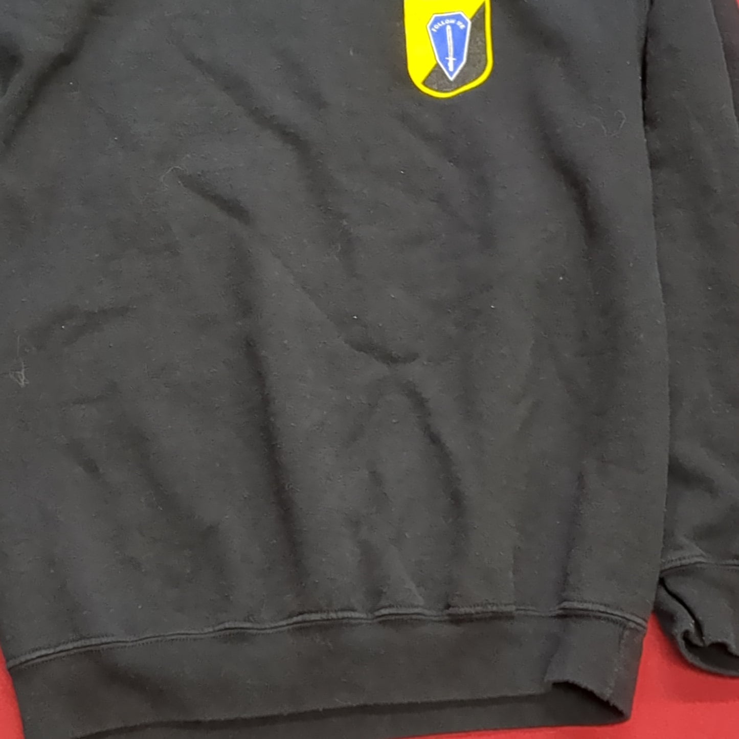 US Army Small Infantry "Follow Me" Sweat Shirt Cold Weather Good Condition (fb13-JUN144)