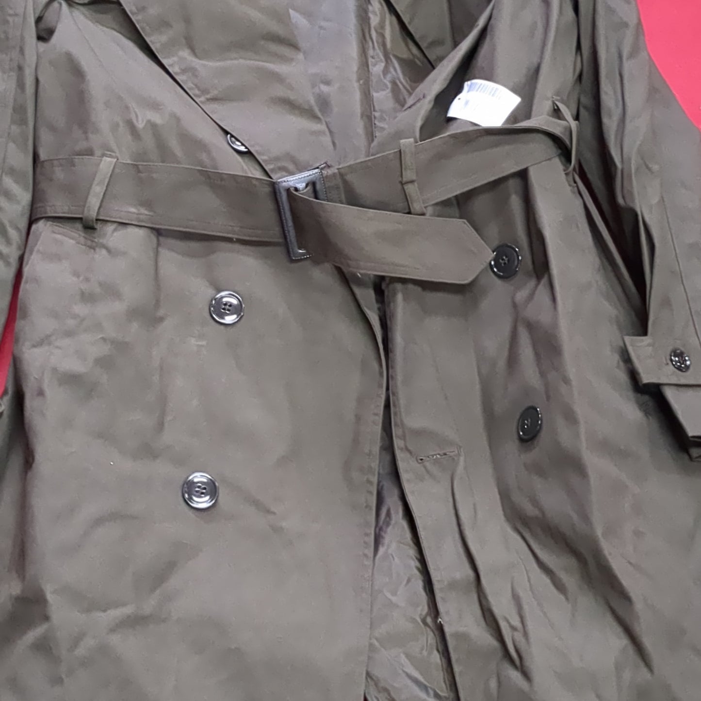 NWT US Army DCSP Heritage Green 40XL All-Weather Overcoat Dress Uniform (DG2- ea02-JUL4)