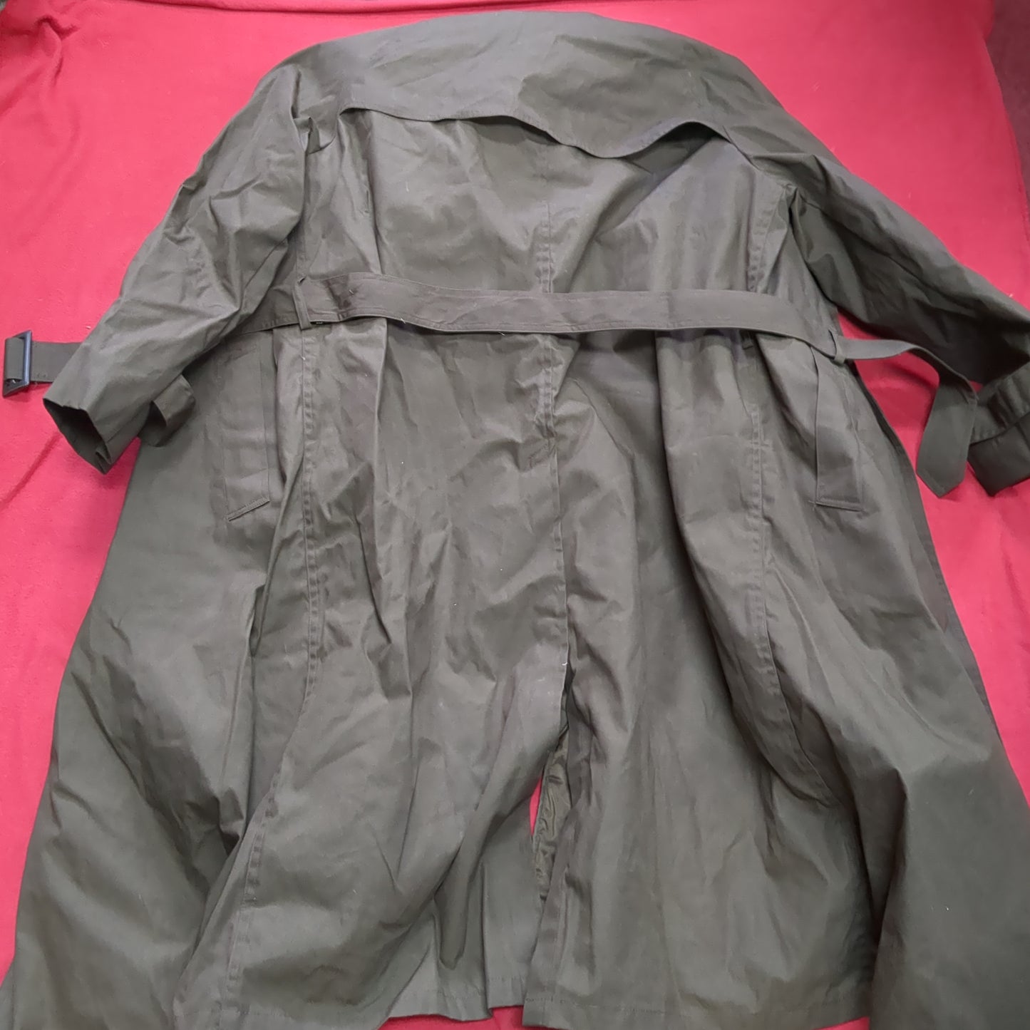 NWT US Army DCSP Heritage Green 40XL All-Weather Overcoat Dress Uniform (DG2- ea02-JUL4)