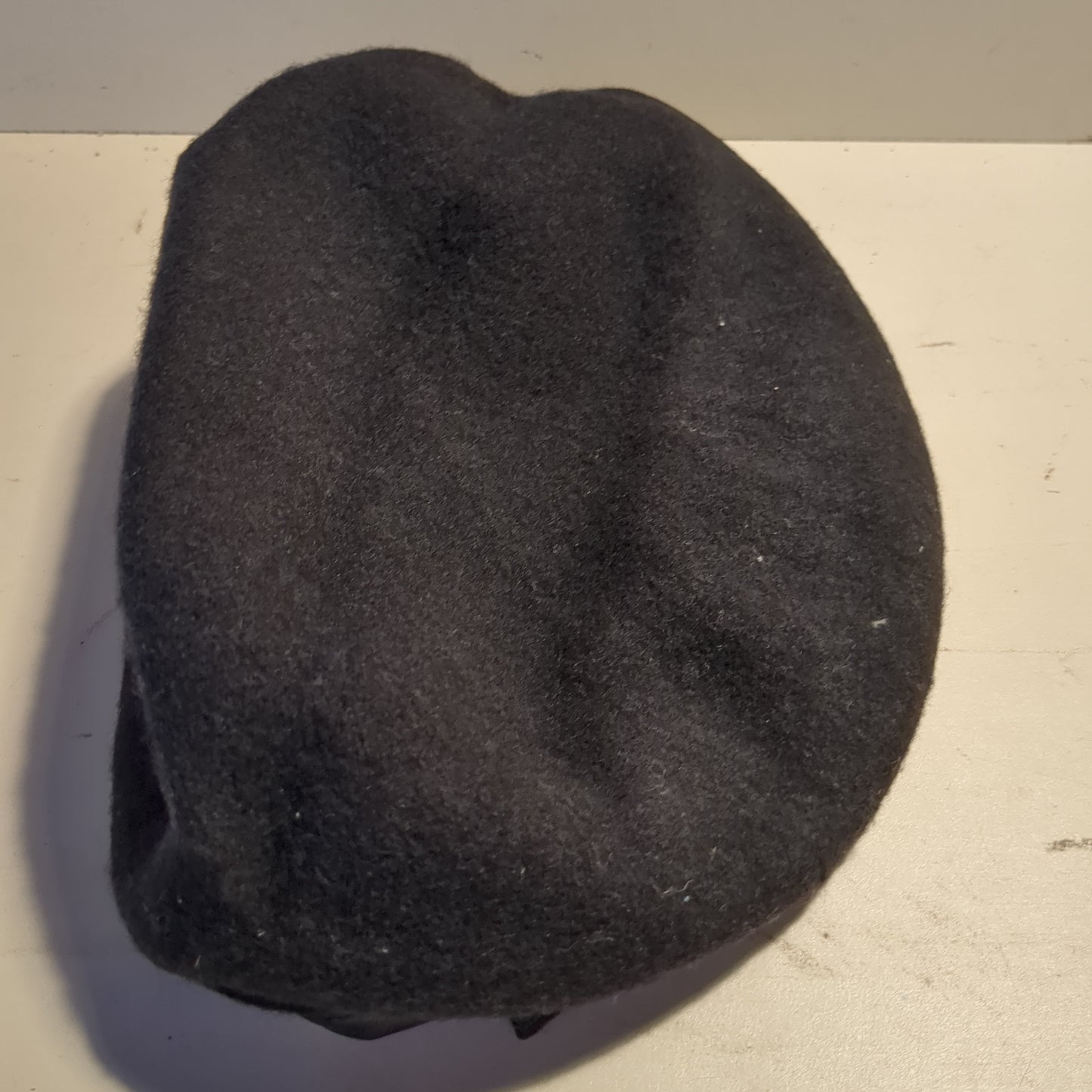 VINTAGE US Army Bancroft Military 7 1/2 Black Wool Beret Uniform Army (fb03-45)