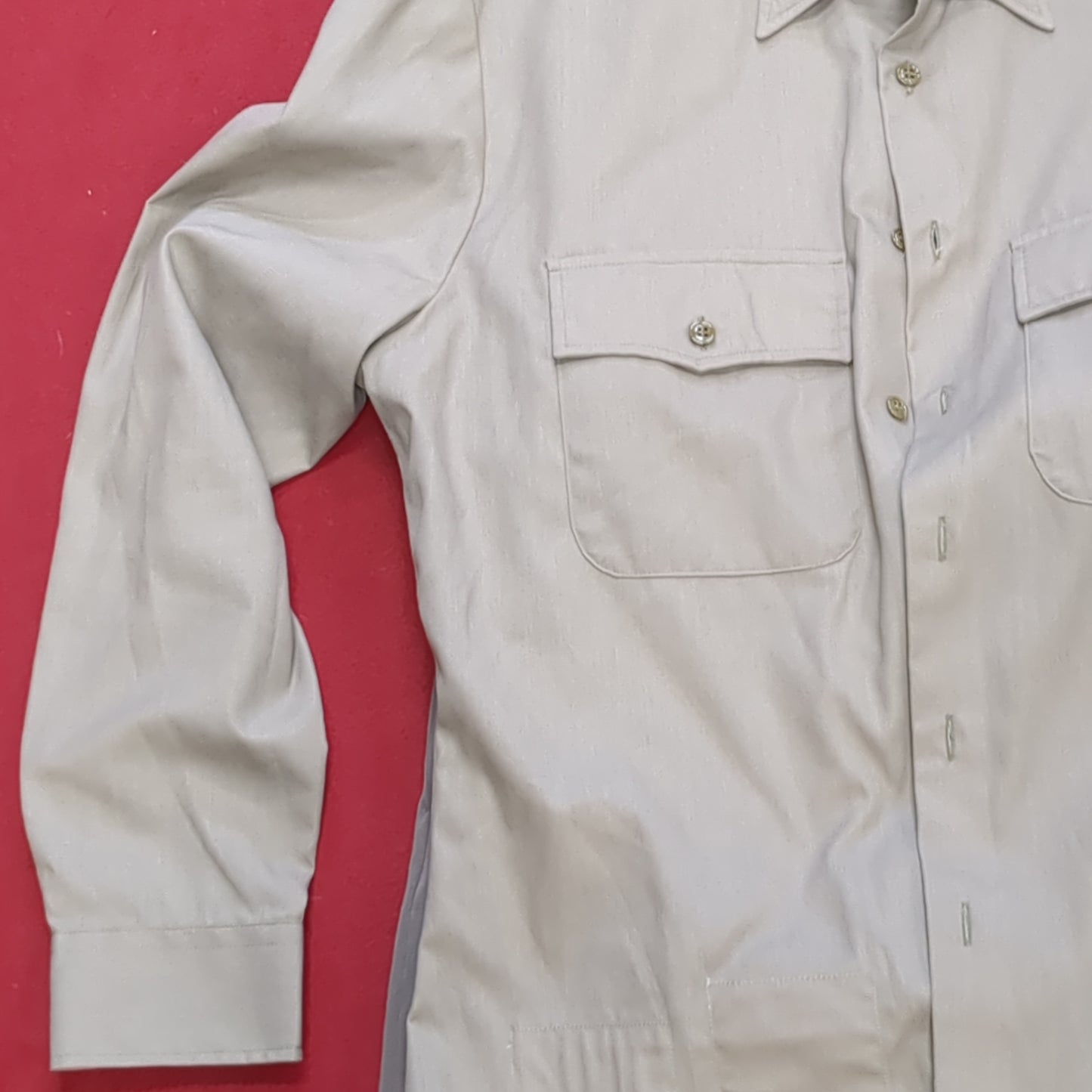US Army Flying Cross Khaki Long Sleeve Enlisted Shirt and Creighton Pants Excellent Condition (DG2-EA01-JUL94)