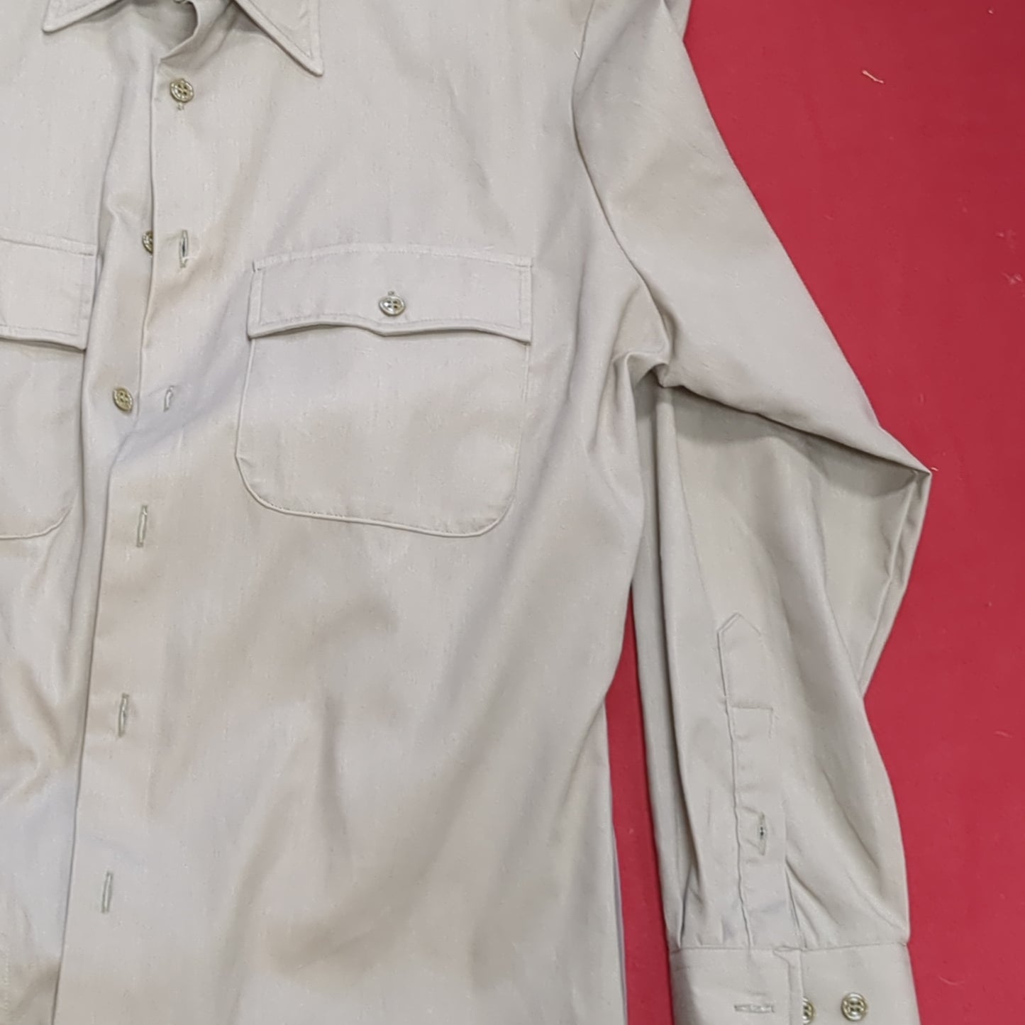 US Army Flying Cross Khaki Long Sleeve Enlisted Shirt and Creighton Pants Excellent Condition (DG2-EA01-JUL94)