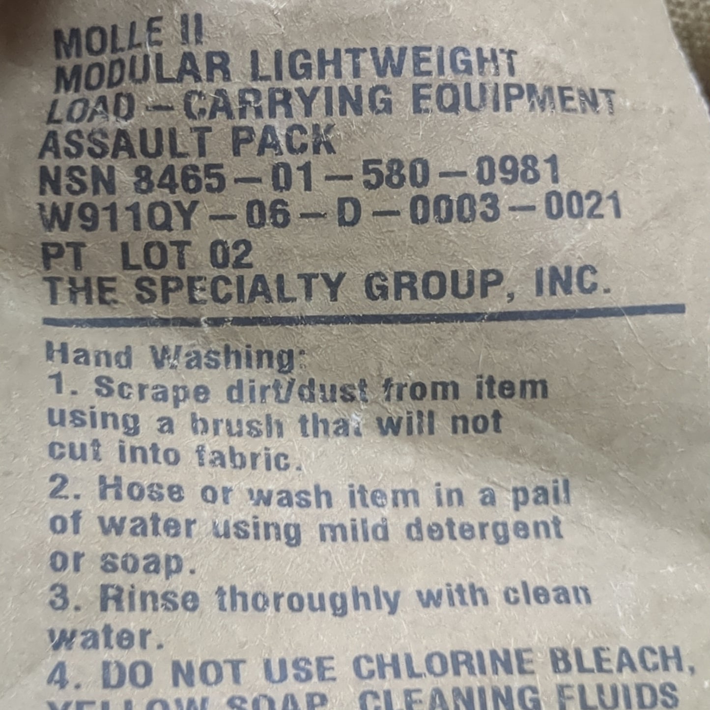 US Army 3-Day Molle Assault Pack Backpack OCP Used (rod-JUL202)