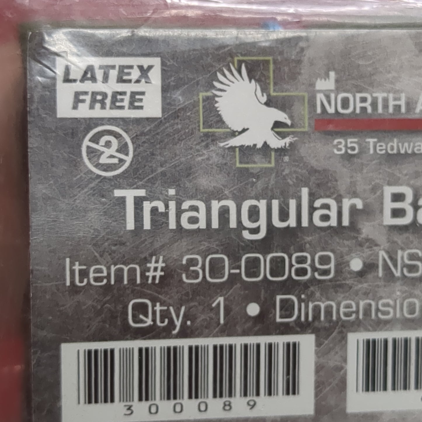 NOS North American Rescue NAR ODG Triangular Bandage (ifak ac07-JUL210)