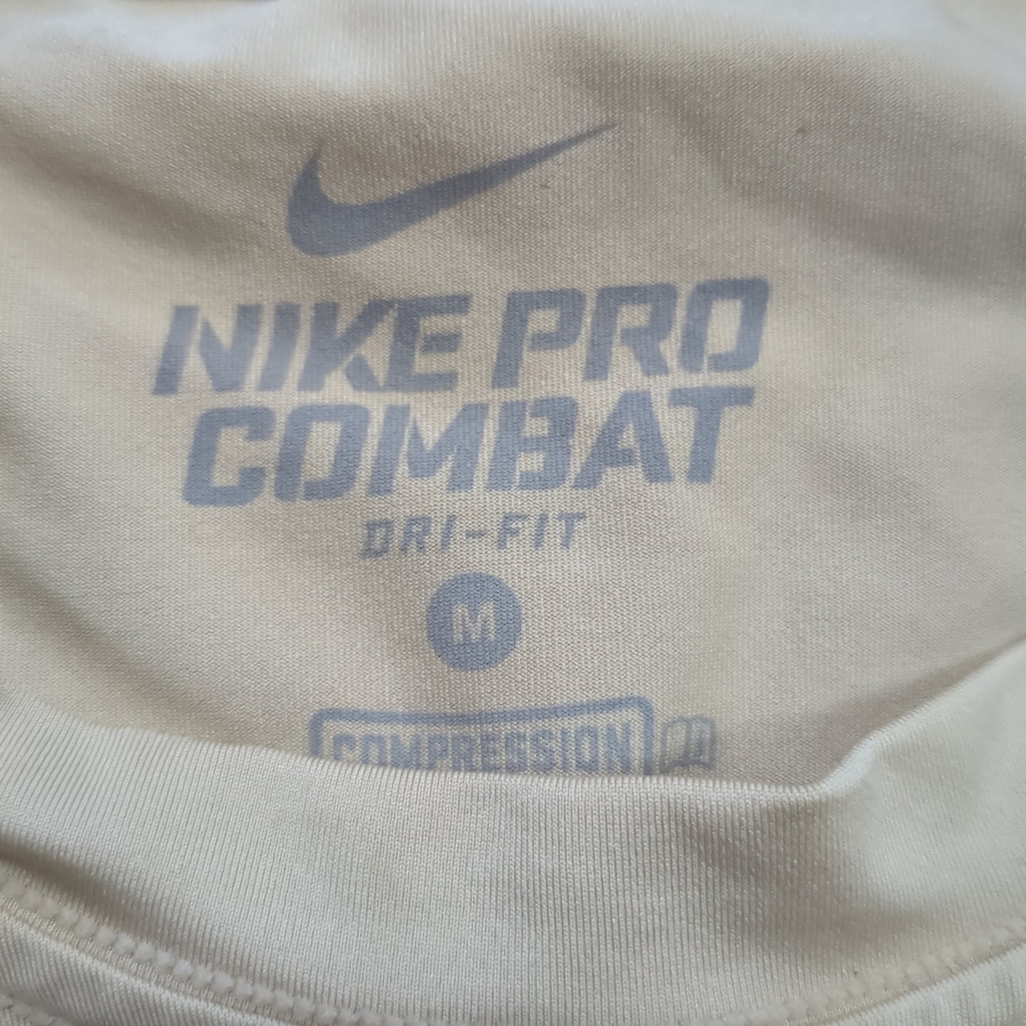 Nike Pro Combat Dri-Fit Tan Medium Regular Silks Gen III Level 1 Cold Weather Top Shirt (cw- ea04-JUL245)