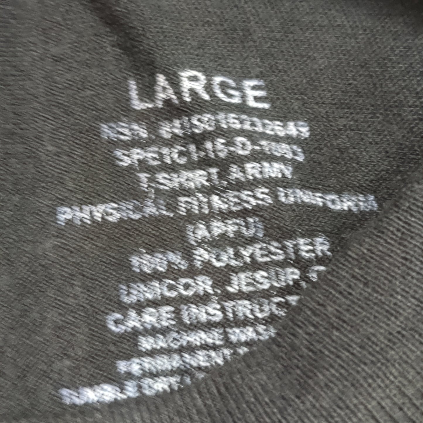APFU PT SET - Large Shorts - Long-Sleeve & Short-Sleeve Shirt Good Condition (fb10-JUL274)