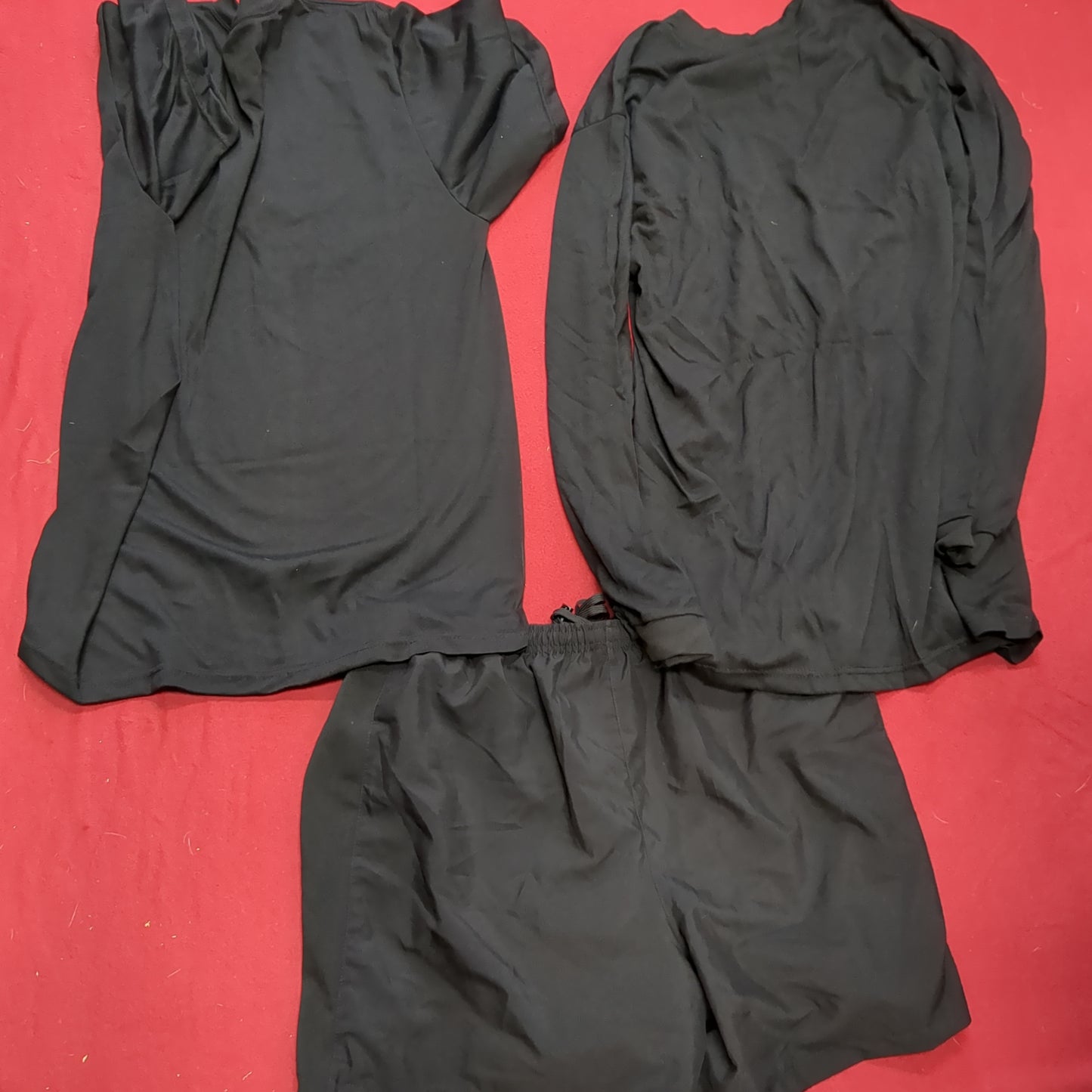 APFU PT SET - Large Shorts - Long-Sleeve & Short-Sleeve Shirt Good Condition (fb10-JUL274)