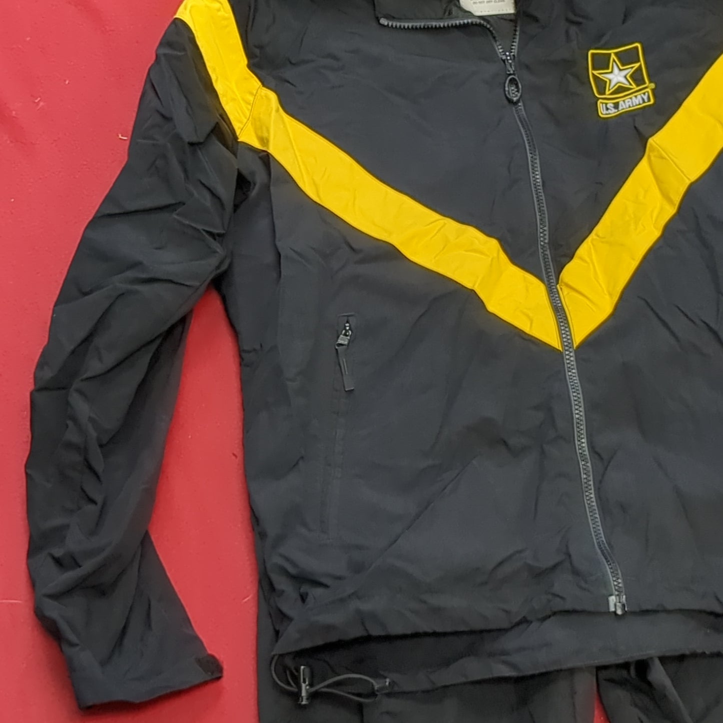 SET of APFU PT Small Long Jacket Pants Black Gold Cold Weather Good Condition (fb10-JUL276)