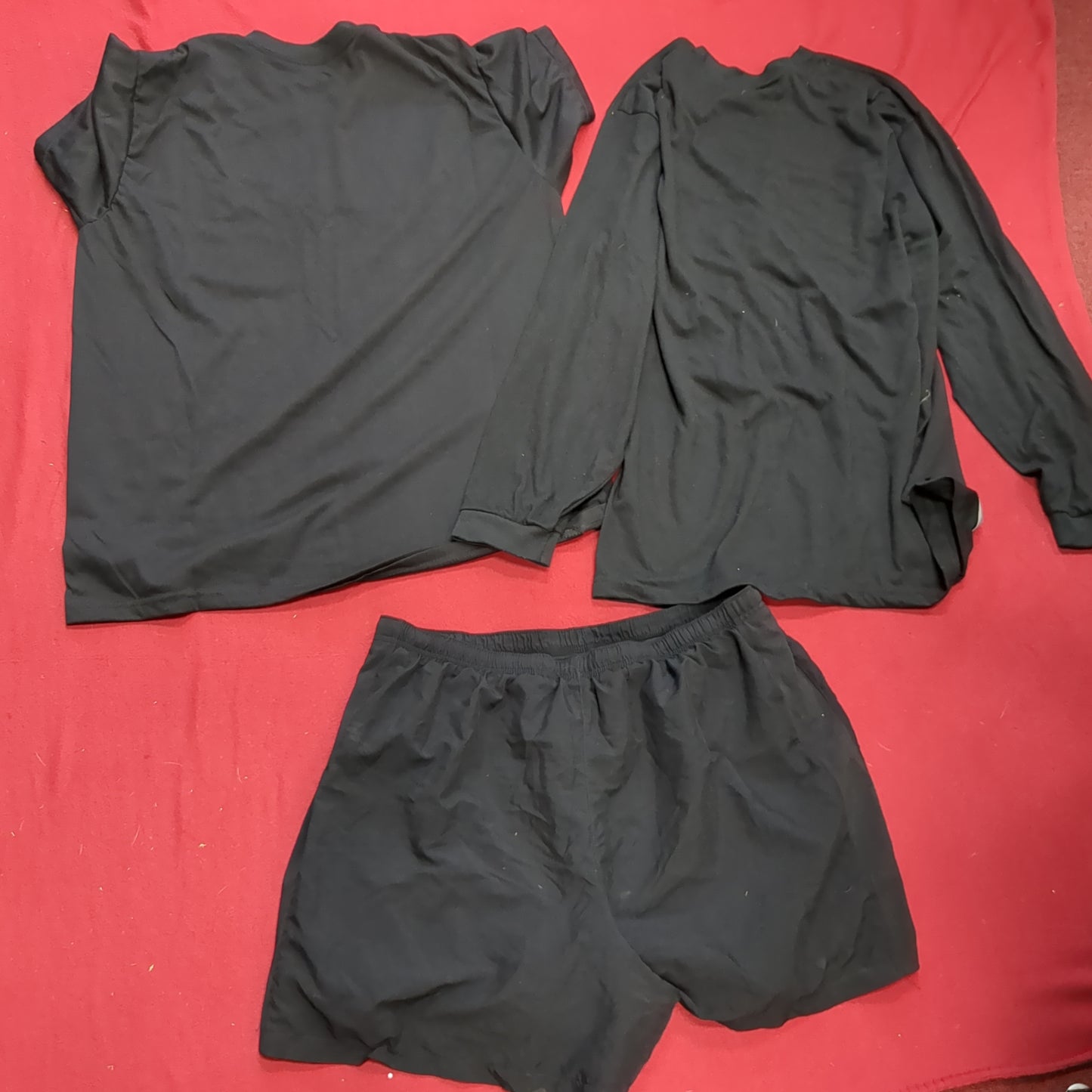 APFU PT SET - Large Shorts - Long-Sleeve & Short-Sleeve Shirt Good Condition (fb07-JUL278)