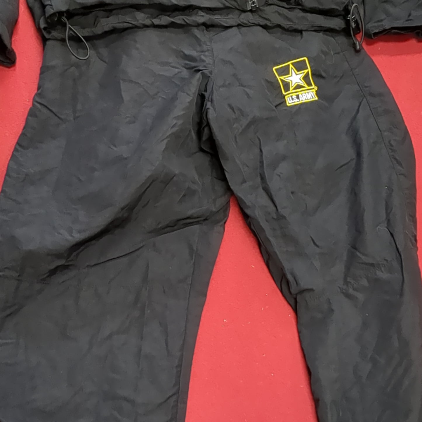 SET of APFU PT Small Regular Jacket Pants Black Gold Cold Weather Used (fb13-JUL283)